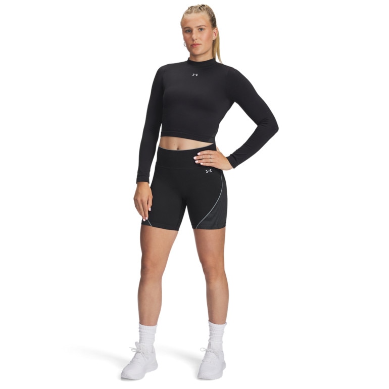 Damski longsleeve treningowy Under Armour UA Vanish Seamless LS - czarny