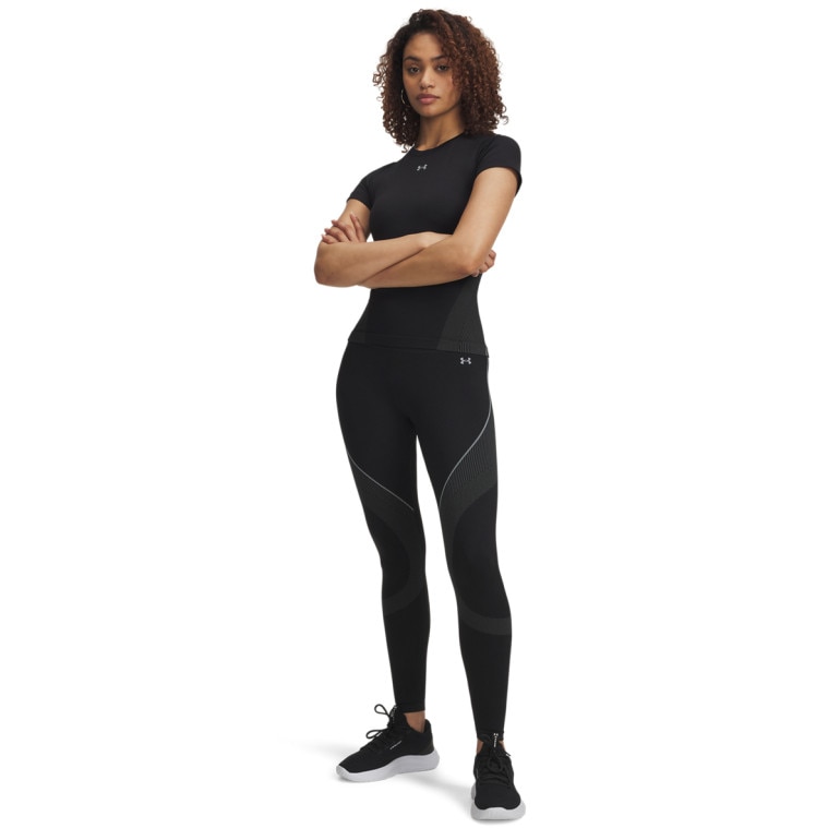 Damskie legginsy treningowe Under Armour UA Vanish Seamless Legging - czarne