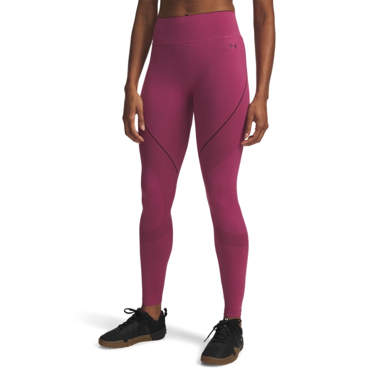Damskie legginsy treningowe Under Armour UA Vanish Seamless Legging - różowe