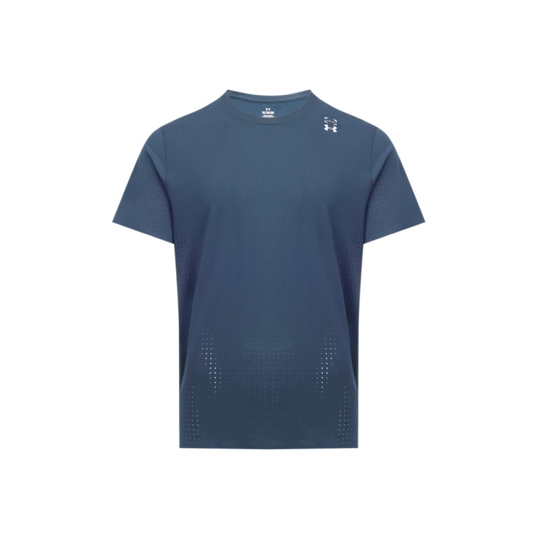 Męska koszulka treningowa Under Armour UA Halo Vent SS - niebieska