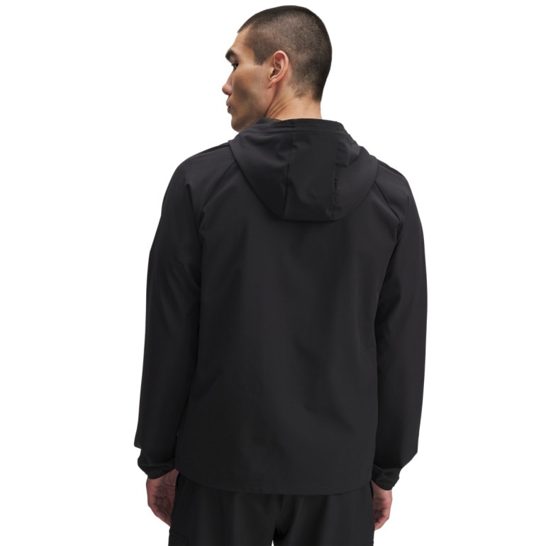 Męska kurtka wiatrówka Under Armour UA Stretch Woven Windbreaker - czarna