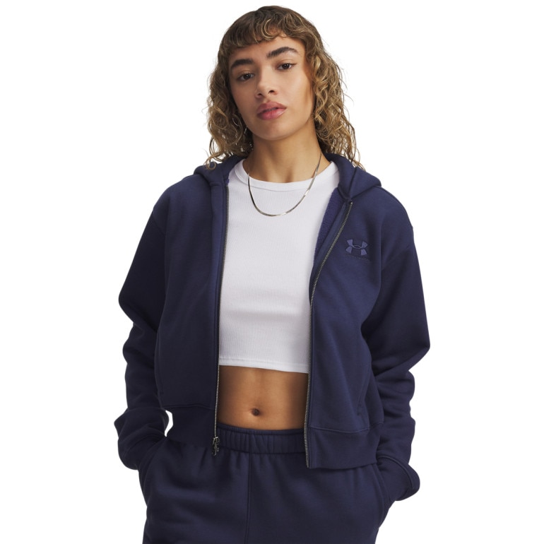 Damska bluza rozpinana z kapturem Under Armour UA Icon Vida Fleece - granatowa