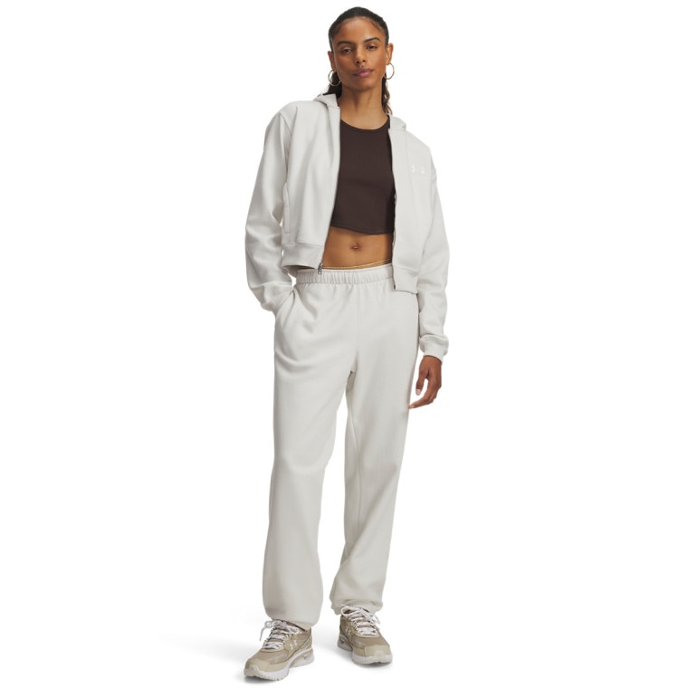 Damskie dresy joggery Under Armour UA Icon Vida Fleece Jogger - białe