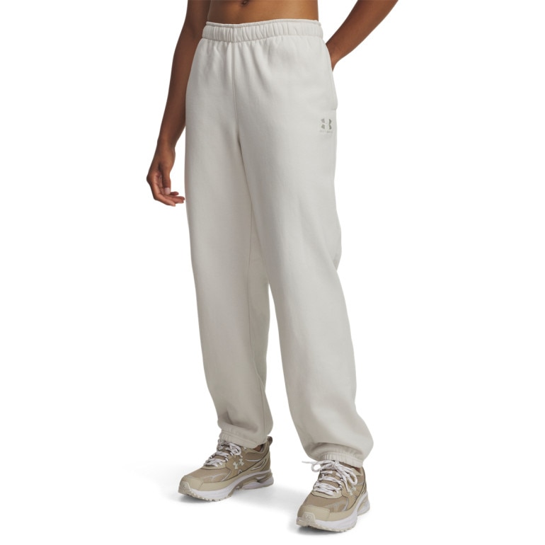 Damskie dresy joggery Under Armour UA Icon Vida Fleece Jogger - białe
