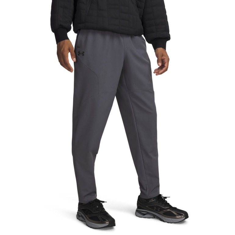 Męskie spodnie treningowe Under Armour UA Unstoppable Tapered Pants - szare