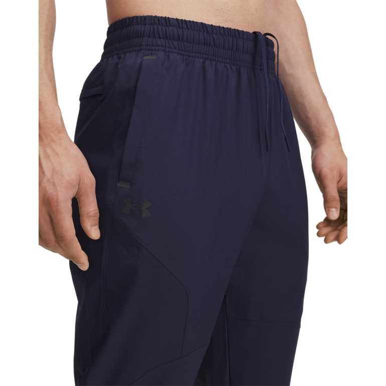 Męskie spodnie treningowe Under Armour UA Unstoppable Tapered Pants - granatowe
