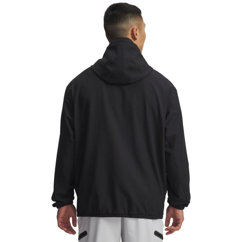 Męska bluza nierozpinana z kapturem Under Armour UA Unstoppable Wvn Hoodie - czarna