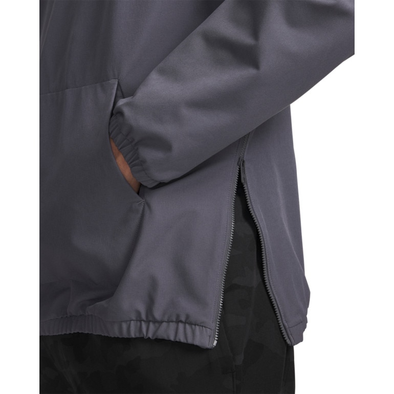 Męska bluza nierozpinana z kapturem Under Armour UA Unstoppable Wvn Hoodie - szara