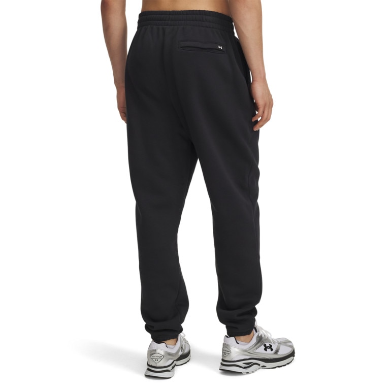 Męskie spodnie dresowe joggery Under Armour UA Icon Flc Graphic - czarne
