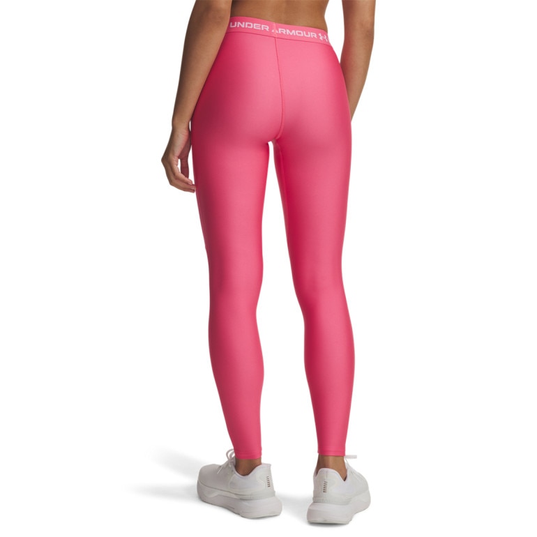 Damskie legginsy treningowe Under Armour HeatGear Rib - różowe