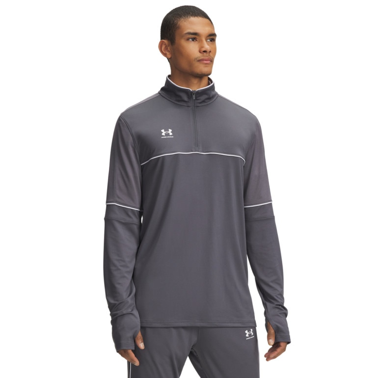 Męski longsleeve Under Armour UA M Challenger Training QZ - szary