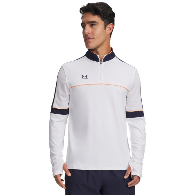 Męski longsleeve Under Armour UA M Challenger Training QZ - biały