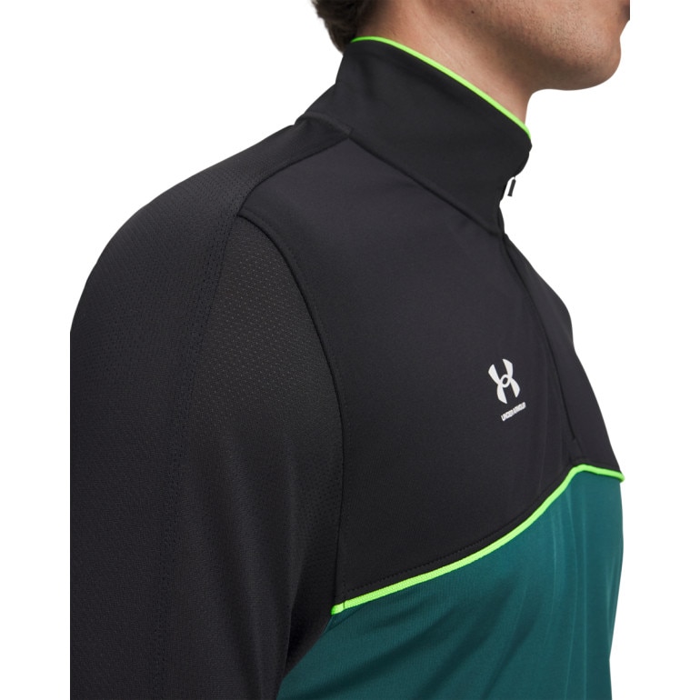 Męski longsleeve Under Armour UA M Challenger Training QZ - zielony