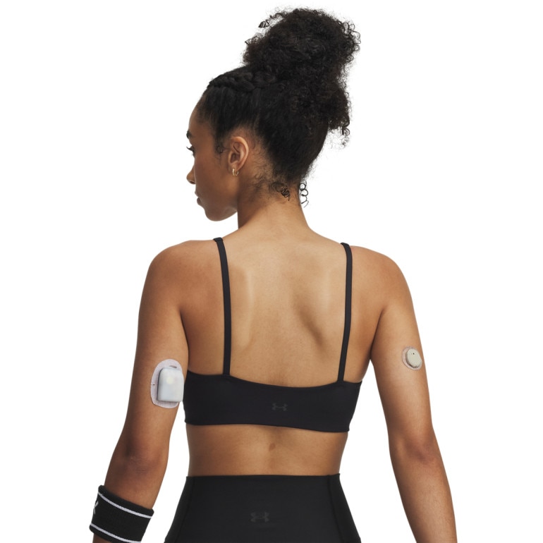 Damski biustonosz treningowy Under Armour UA Motion - czarny