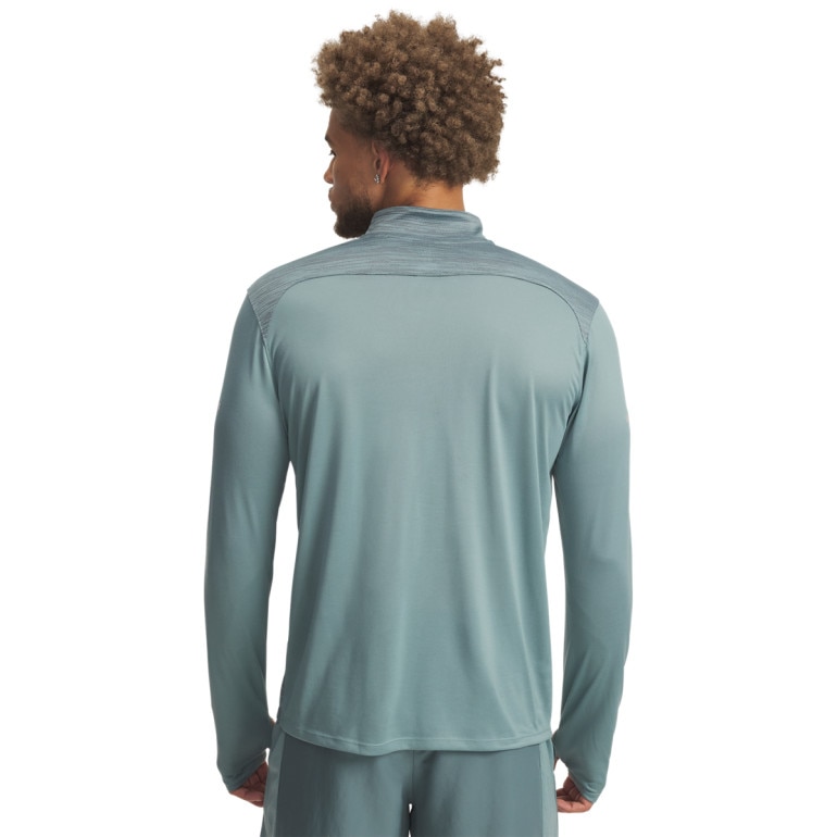 Męska bluza treningowa nierozpinana bez kaptura Under Armour UA Tech Utility 1/4 Zip - niebieska