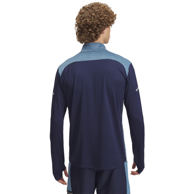 Męska bluza treningowa nierozpinana bez kaptura Under Armour UA Tech Utility 1/4 Zip - granatowa