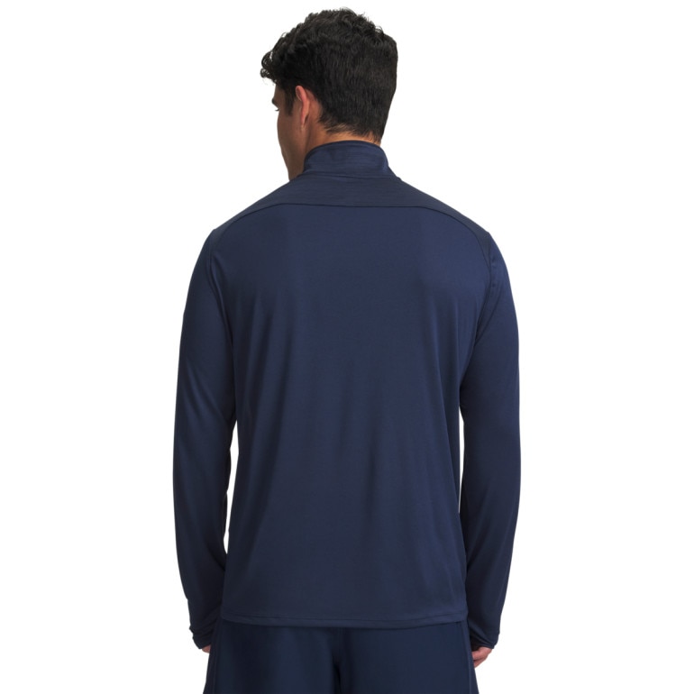 Męska bluza treningowa nierozpinana bez kaptura Under Armour UA Tech Utility 1/4 Zip - granatowa
