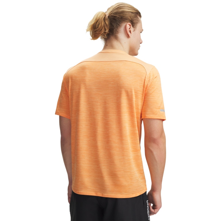 Męska koszulka treningowa Under Armour UA Tech Utility SS - pomarańczowa