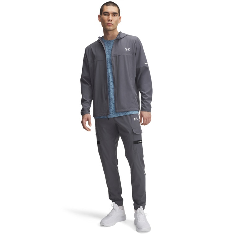 Męskie spodnie treningowe Under Armour UA Tech Utility Woven - szare
