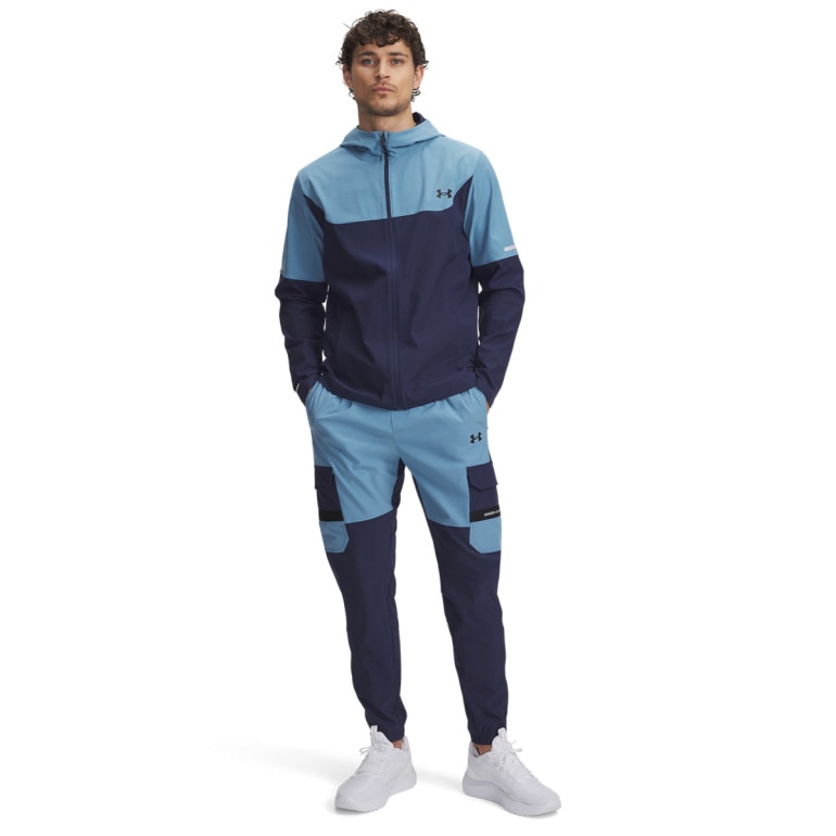 Męskie spodnie treningowe Under Armour UA Tech Utility Woven - niebieskie