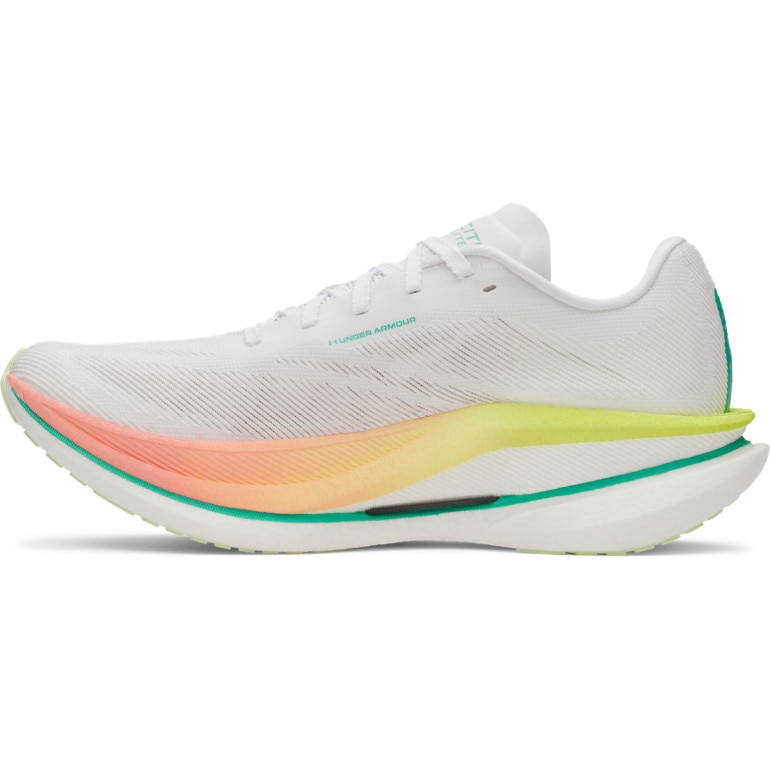 Buty do biegania uniseks Under Armour UA U Velociti Elite 3 - białe