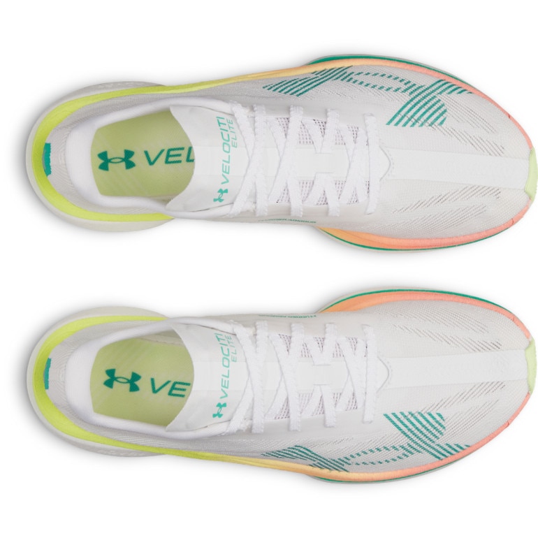 Buty do biegania uniseks Under Armour UA U Velociti Elite 3 - białe