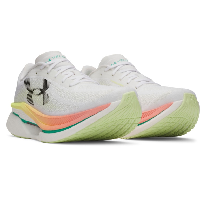 Buty do biegania uniseks Under Armour UA U Velociti Pro 2 - białe