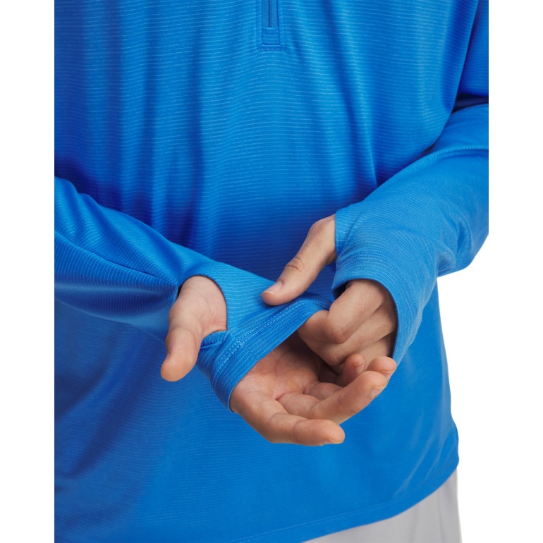 Męski longsleeve do biegania Under Armour UA Launch 1/4 ZIP - niebieski