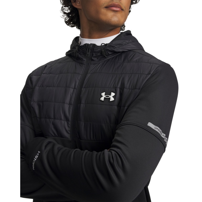 Męska bluza rozpinana z kapturem Under Armour UA Armour Flc Pro Utility - czarna