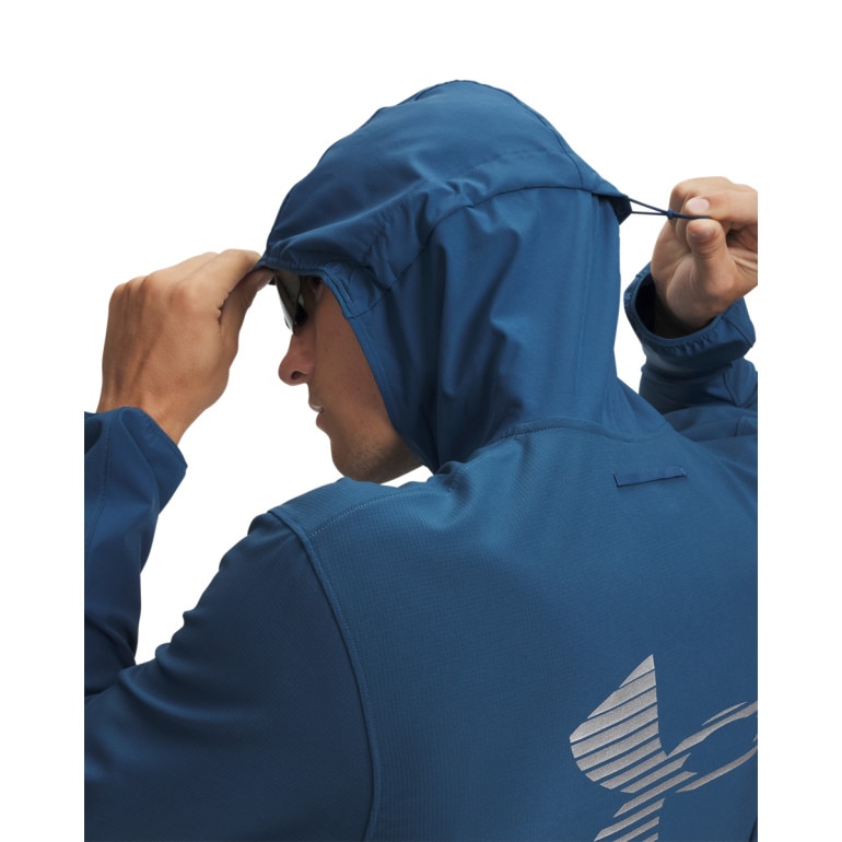 Męska kurtka do biegania Under Armour UA Velociti Pro Storm Jacket - granatowa