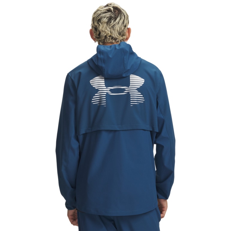 Męska kurtka do biegania Under Armour UA Velociti Pro Storm Jacket - granatowa