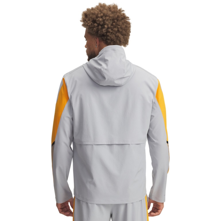 Męska kurtka do biegania Under Armour UA Velociti Storm Hooded - szara