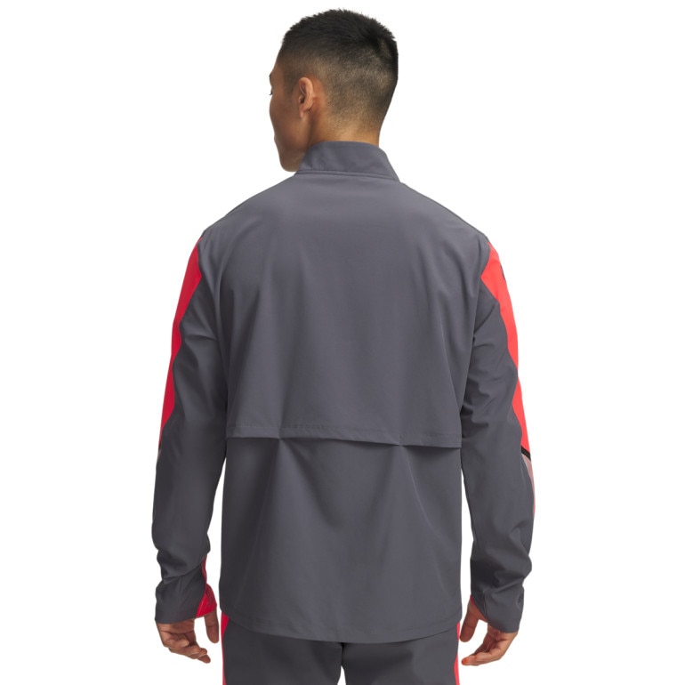 Męska bluza do biegania Under Armour UA Velociti Storm Jacket - szara