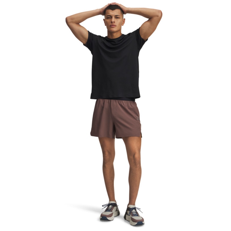 Męskie spodenki treningowe Under Armour UA Halo Train Short - brązowe