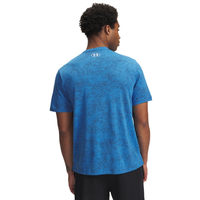 Męska koszulka treningowa Under Armour UA Tech Tee Pixelate - niebieska