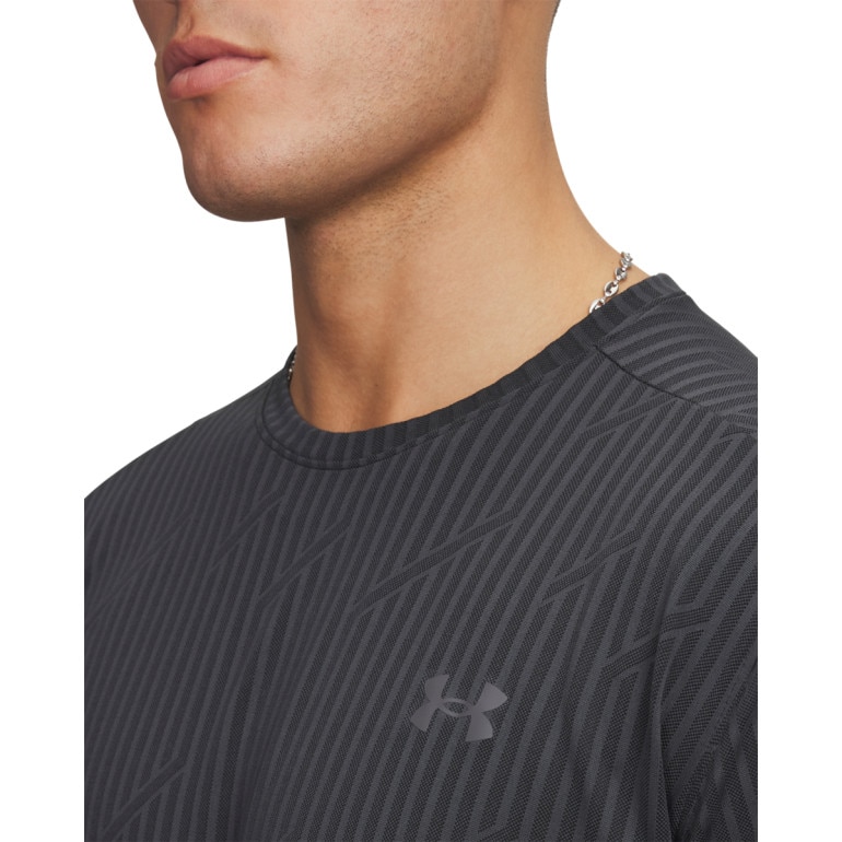 Męska koszulka treningowa Under Armour UA Tech Vent Jacquard - czarna