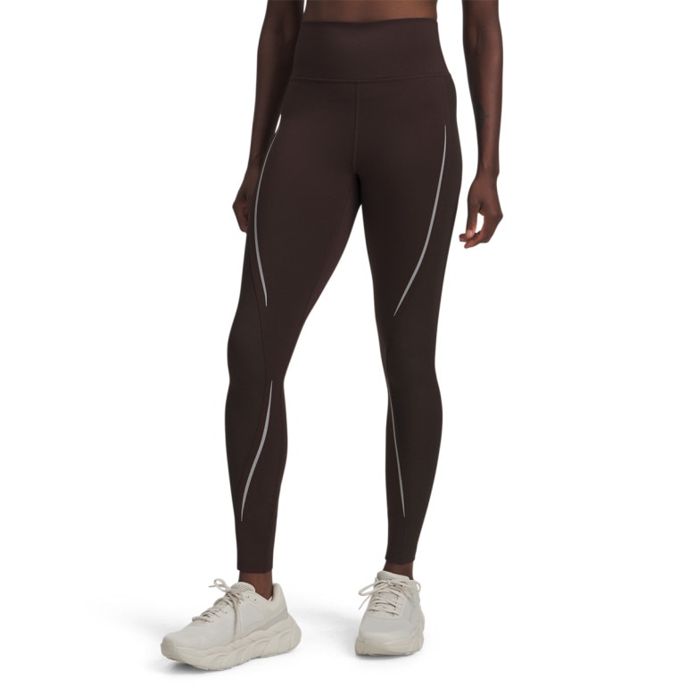 Damskie legginsy treningowe Under Armour Halo CW - brązowe