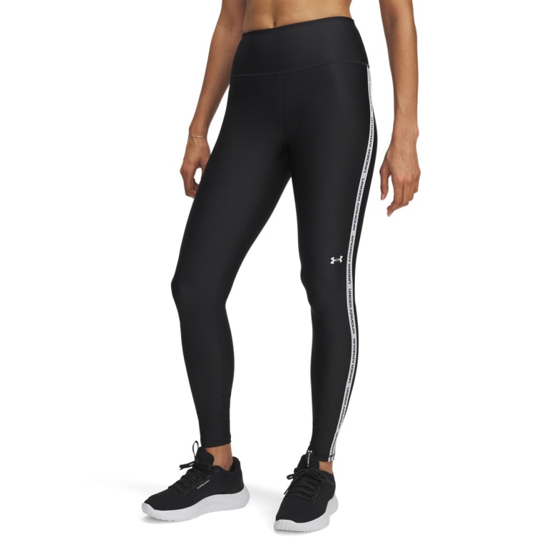Damskie legginsy treningowe Under Armour UA Tech WM Tape Legging - czarne