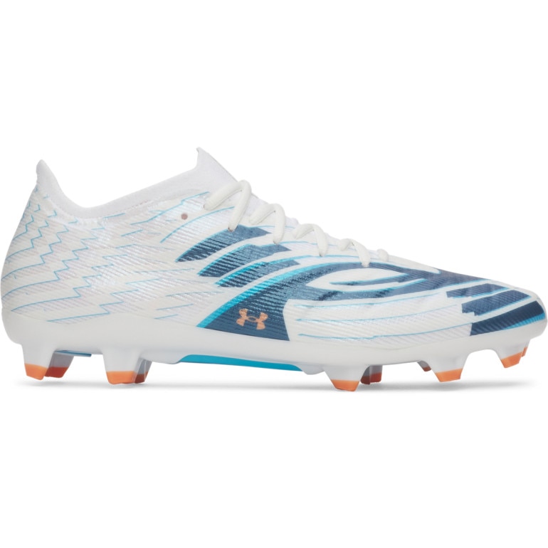 Buty piłkarskie korki uniseks Under Armour UA U Shadow Pro 4 FG - białe 