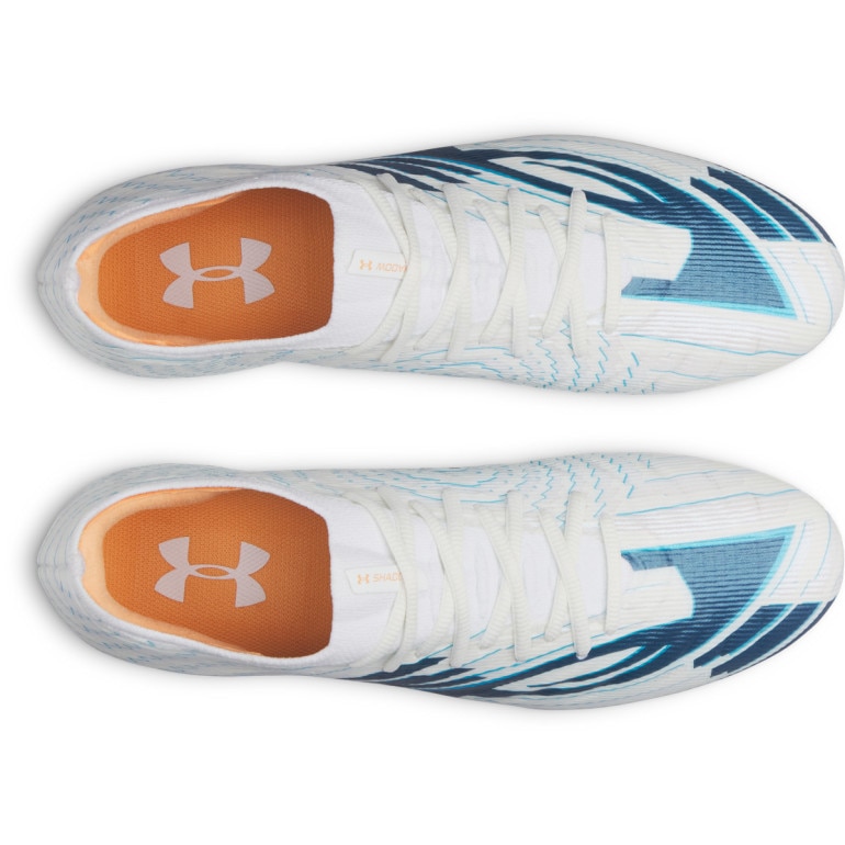 Buty piłkarskie korki uniseks Under Armour UA U Shadow Pro 4 FG - białe 