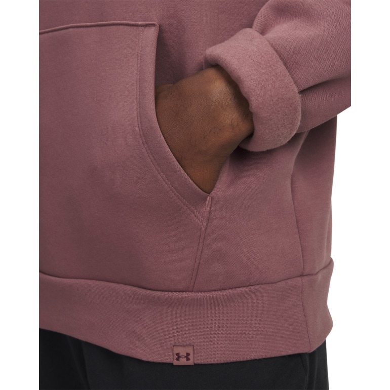 Męska bluza nierozpinana z kapturem Under Armour Project Rock Icon Hdy - różowa