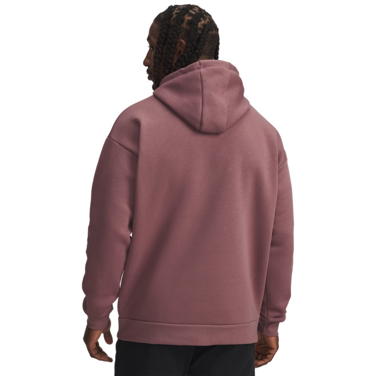 Męska bluza nierozpinana z kapturem Under Armour Project Rock Icon Hdy - różowa