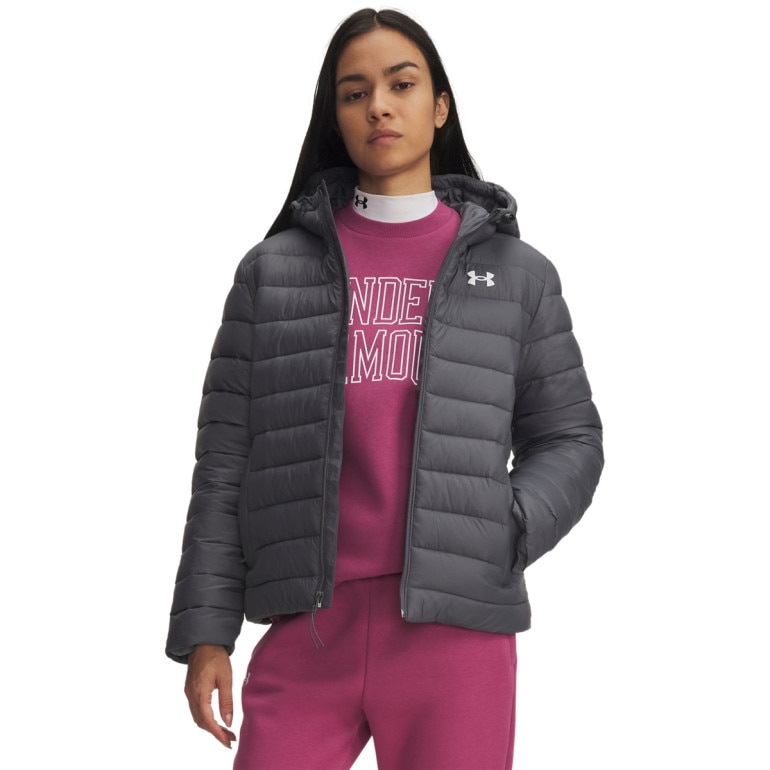 Damska kurtka puchowa pikowana Under Armour UA Sportswear Insulate Jkt - szara