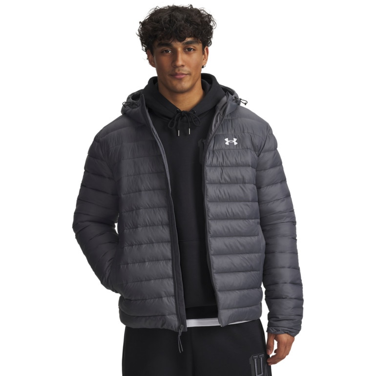 Męska kurtka puchowa pikowana Under Armour UA Sportswear Ins Jkt - szara