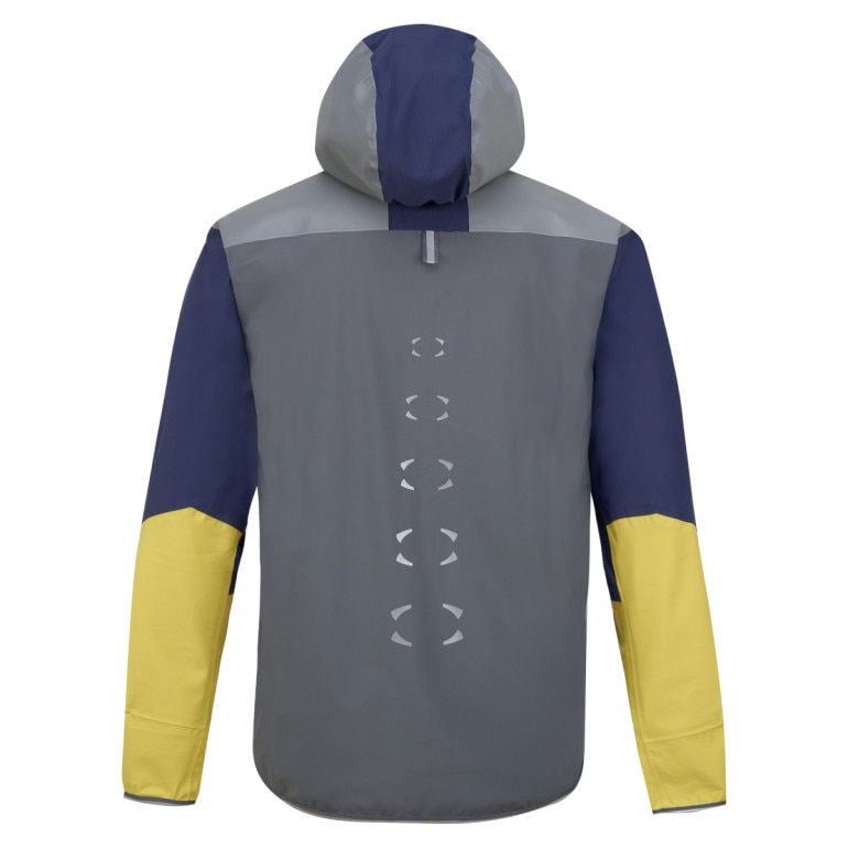 Męska kurtka do biegania Under Armour UA Halo Run Jacket - szara