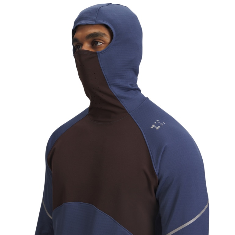Męska bluza do biegania Under Armour UA Halo Run CW Balaclava - granatowa