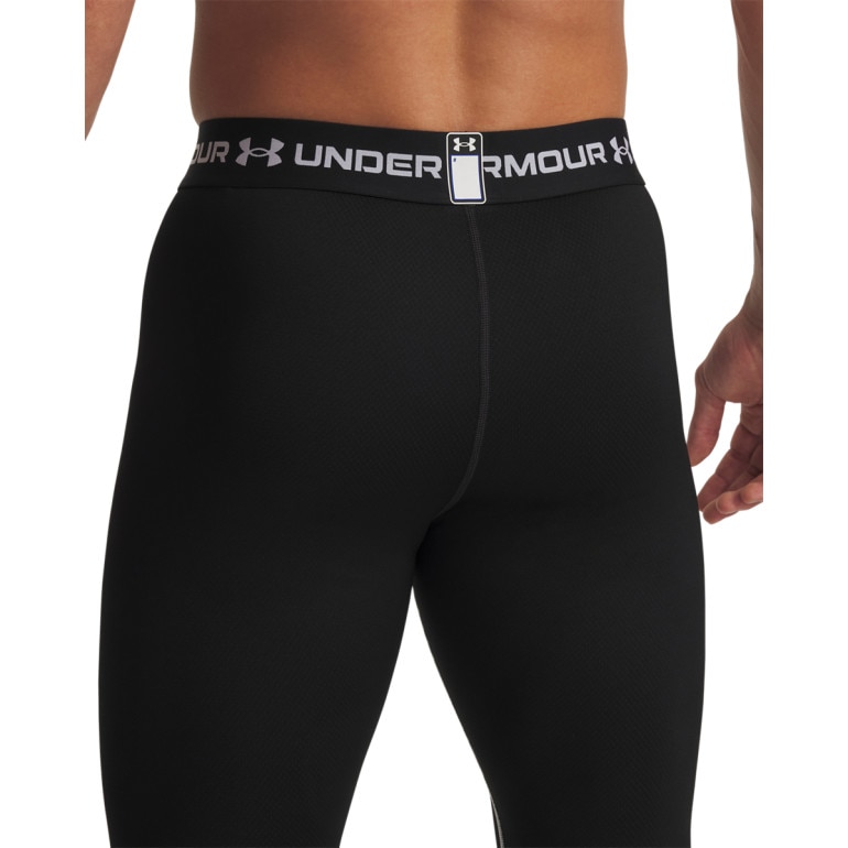 Męskie legginsy treningowe Under Armour UA Cold Weather Grid - czarne