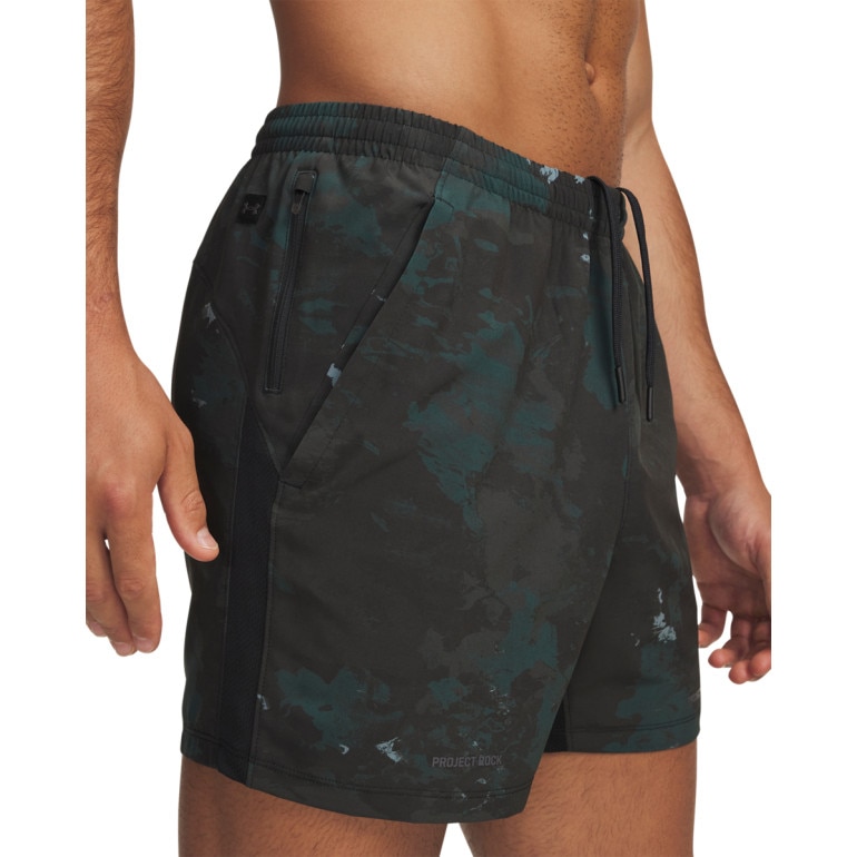 Męskie spodenki treningowe Under Armour Project Rock Ultimate Short - czarne
