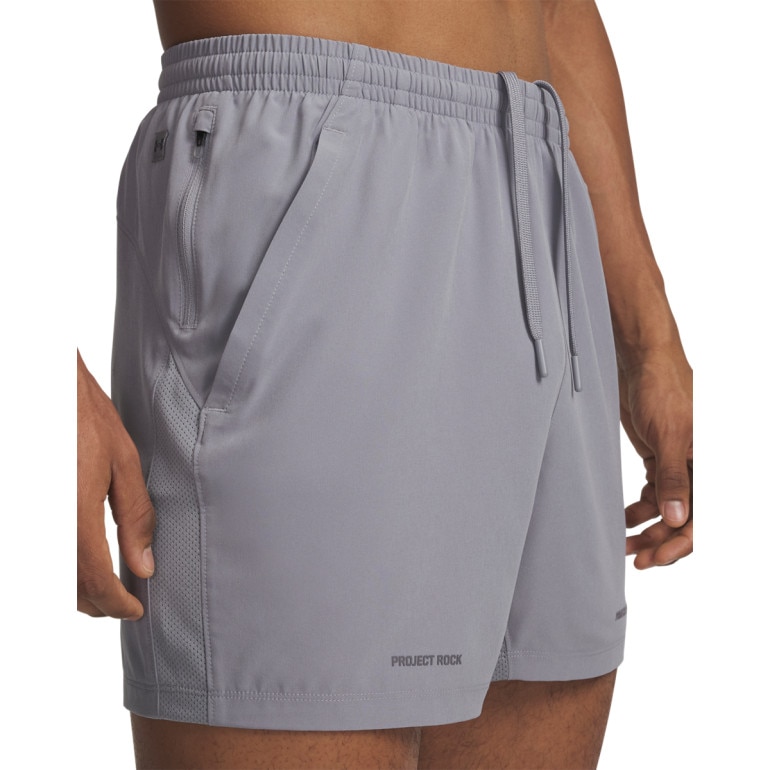 Męskie spodenki treningowe Under Armour Project Rock Ultimate Short - szare