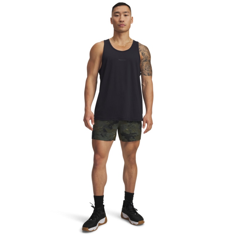 Męskie spodenki treningowe Under Armour Project Rock Ultimate Short - khaki